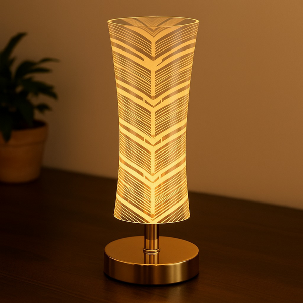 Aurora Luxe Crystal LED Table Lamp