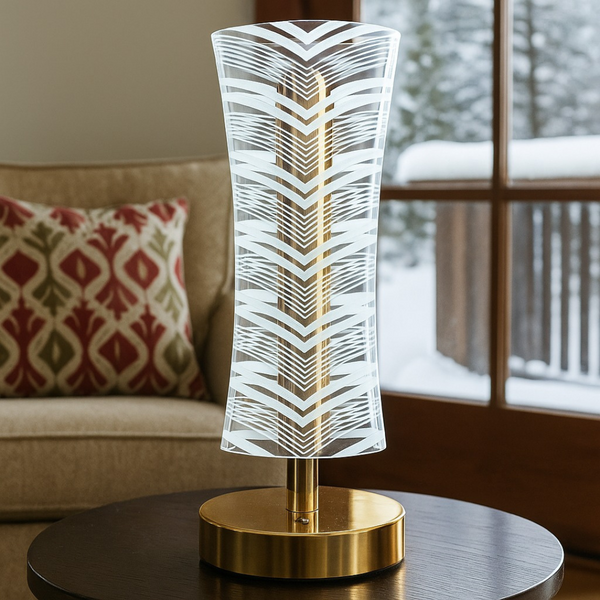 Aurora Luxe Crystal LED Table Lamp
