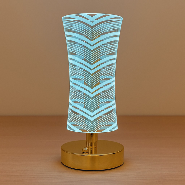 Aurora Luxe Crystal LED Table Lamp