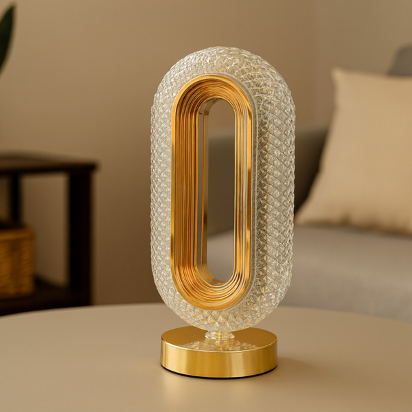Aurora Luxe Crystal Loop Lamp
