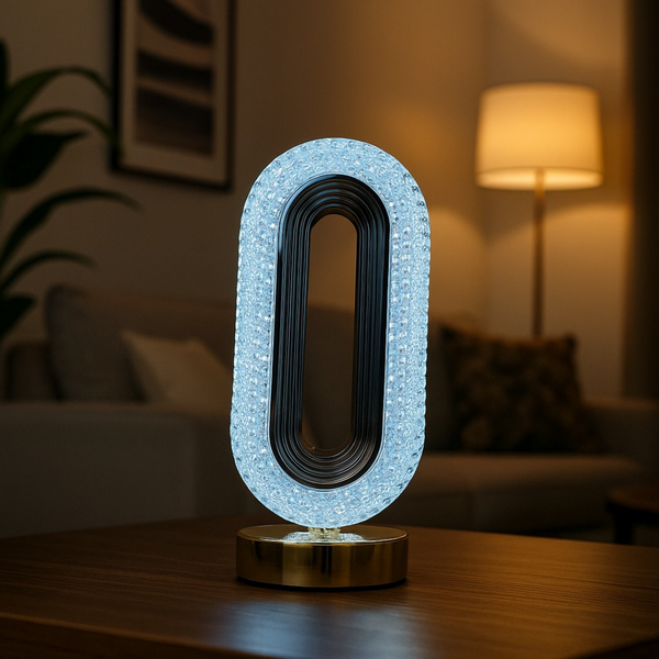 Aurora Luxe Crystal Loop Lamp
